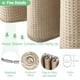 thumbnail image 4 of Cortina de ducha Dynamene, tejido beige pesado con textura gofrada, 4 of 6