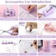 thumbnail image 3 of Set Organizador Escritorio Scindaly 12 Piezas Violeta Metal, 3 of 3