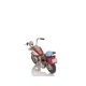 thumbnail image 3 of Modelo de motocicleta vintage de hierro rojo Old Modern Handicrafts 13 x 6 x 8 cm, 3 of 4