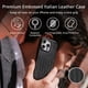 thumbnail image 2 of Funda alto para iPhone 16 Pro 6.3" de Cuero Italiano con MagSafe, 2 of 9