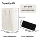 thumbnail image 2 of Cesto De Ropa Slim Plegable 45 L Color Beige, 2 of 7