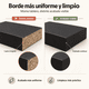 thumbnail image 4 of Velador Organizador 30x30x60 cm Negro Madera con Cajón Puerta Repisa Abierta MDF 12 mm, 4 of 6