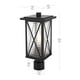 thumbnail image 2 of Lámpara de Poste Exterior Elegant Lighting Jada 16 Negra, 2 of 6