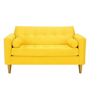 Bodevir - Sofa Retro 2C Felpa 01 Amarillo