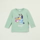 thumbnail image 1 of Polera Manga Larga Niño Peluche Verde Bluey, 1 of 4