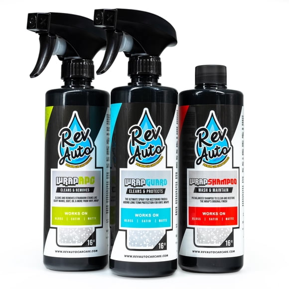 Kit Limpiador Para Vinil Wrap Wrap Guard Con Shampoo Y Apc