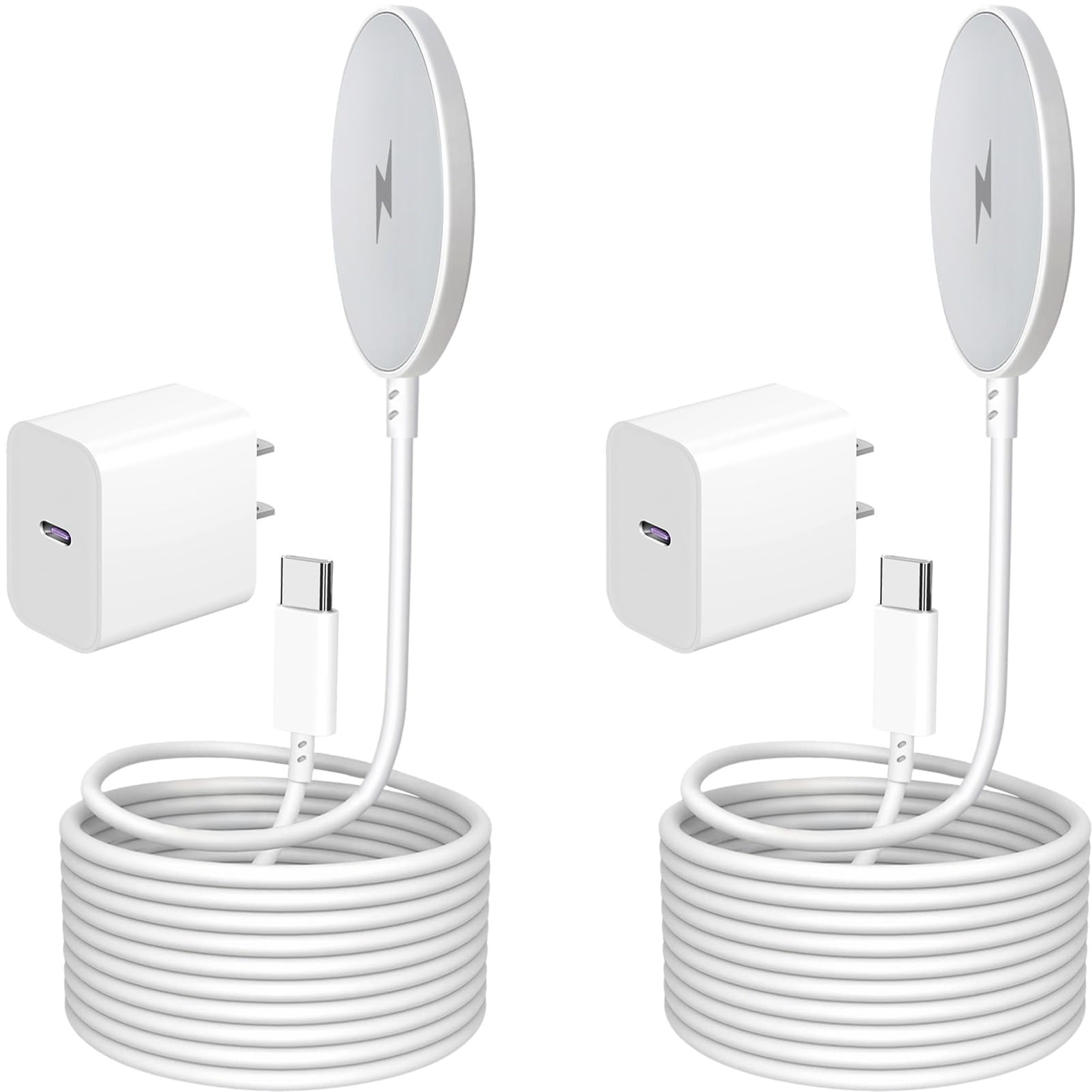 [cargador Inalámbrico] Originais Iplace, Paquete De 2 Unidades, 1,8 M, Mag-safe, 15 W, Para Iphone Y