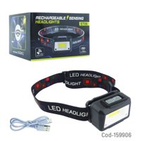 Genérico - Linterna Minero 1 Led Cob Mod.St06 Luz Bca Y Strobo