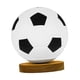 thumbnail image 4 of Lámpara de Fútbol con Brillo, Luz Nocturna Ajustable con Base de Madera, Luz Cálida, Iluminación, Lámpara de Mesa Pequeña, USB, Regalo , Base plana, 4 of 5