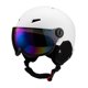 thumbnail image 2 of Casco De Esquí, Gafas Protectoras, Casco De Patineta Para Deportes De Invierno Al Aire Libre, Blanco, L, 2 of 5