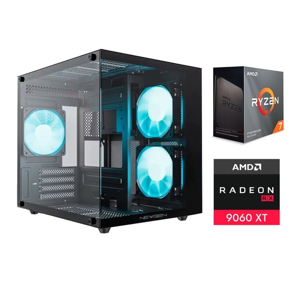 PC Gamer AMD Ryzen 7 5700X 16GB RAM 500GB SSD RX 7600 XT 16GB Windows 11