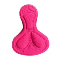 Magideal - Cojín De Pantalones Cortos De Ciclismo, Cojín De Ciclismo, Pantalones Cortos De Bicicleta Para Mujer, Acolchado, Cojín De Asiento De Bicicleta Para Bi Rosa Roja