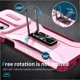 thumbnail image 2 of Funda Armada para Motorola Moto G Power 2024 con Tapa Deslizante y Soporte Magnético Giratorio Rosa, 2 of 5