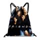 thumbnail image 1 of Friends Mochila de Cuerdas para Deportes y Gimnasio, Bolsa de Cuerdas Resistente al Agua, Bolsa Cinch, 30×40cm, 1 of 6