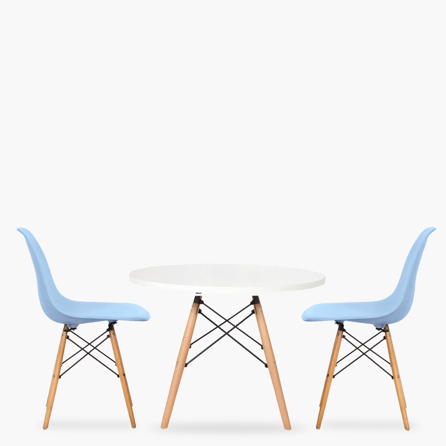 Form Design - Pack Kids 1 Mesa 2 Sillas Dsw Celeste
