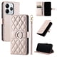 thumbnail image 4 of Funda Acolchada con Anilla y Correa para Xiaomi Poco M7 Pro 5G Slots para Tarjetas Oro rosa, 4 of 5