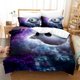 thumbnail image 1 of v2608 Bed Sheets Knife Party Abandon Ship Bedding Set Single Twin Full Queen King Size Bed Set Adult Kid Bedroom Duvet cover Sets Music Bed Sheet 3-Piece Bedding Set (1 Duvet Cover + 2 Pillow Shams) B, 1 of 5