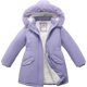 thumbnail image 3 of Abrigo impermeable de invierno para niña con capucha, 3 of 3