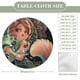 thumbnail image 2 of Lackadaisy theme Fitted Round Tablecloths Elastic Edged Table Covers Waterproof Table Cloth For Kitchen Holiday Party Tables Decor 120cm, 2 of 6