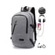 thumbnail image 3 of Mochila Antirrobo 30 Litros Cable USB Gris, 3 of 3