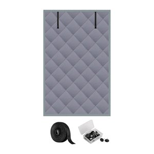 Bothyi - Cubierta Térmica Para Ventana Gruesa Para El Invierno, Cortina Opaca De Algodón Resistente A Desgarros, 39 X 63 Pulgadas