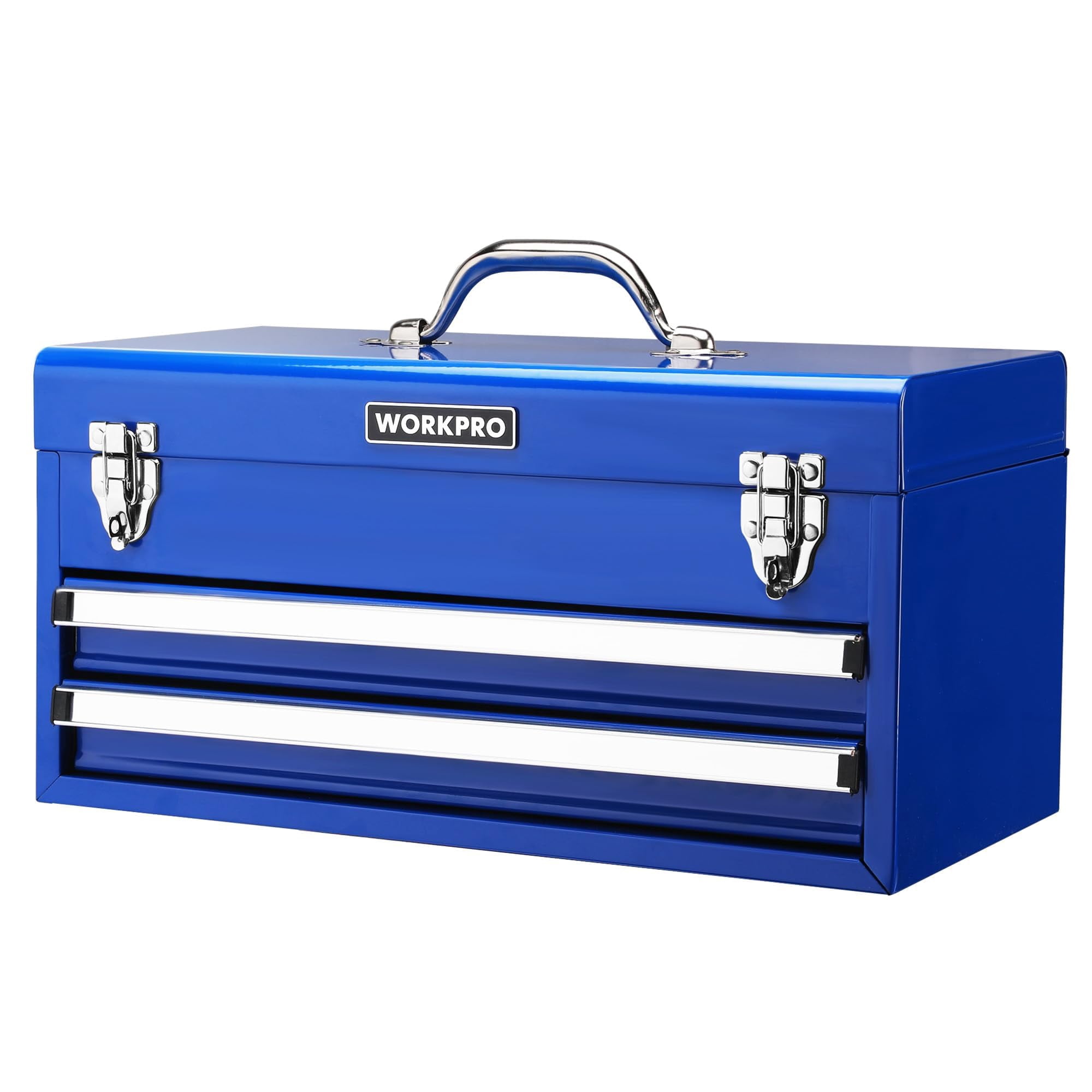 Caja De Herramientas Workpro Con 2 Cajones Y 1 Almacenamiento Superior De 45 Cm