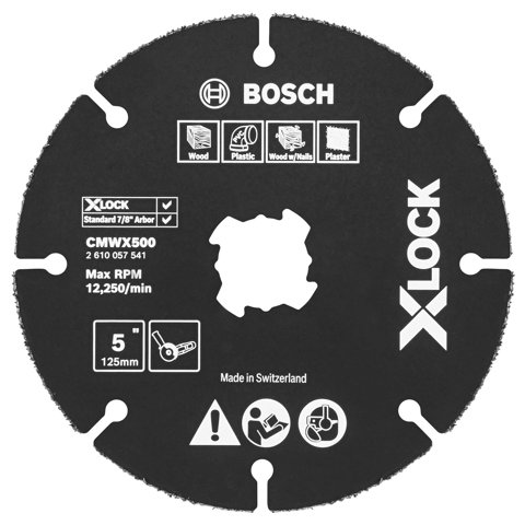 Rueda Múltiple Carburo Bosch Cmwx500 X-Lock 5 Pulgadas