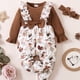 thumbnail image 1 of Baby Girls Romper Long Sleeve Cute Animal Print Jumpsuit & Headband, 1 of 5