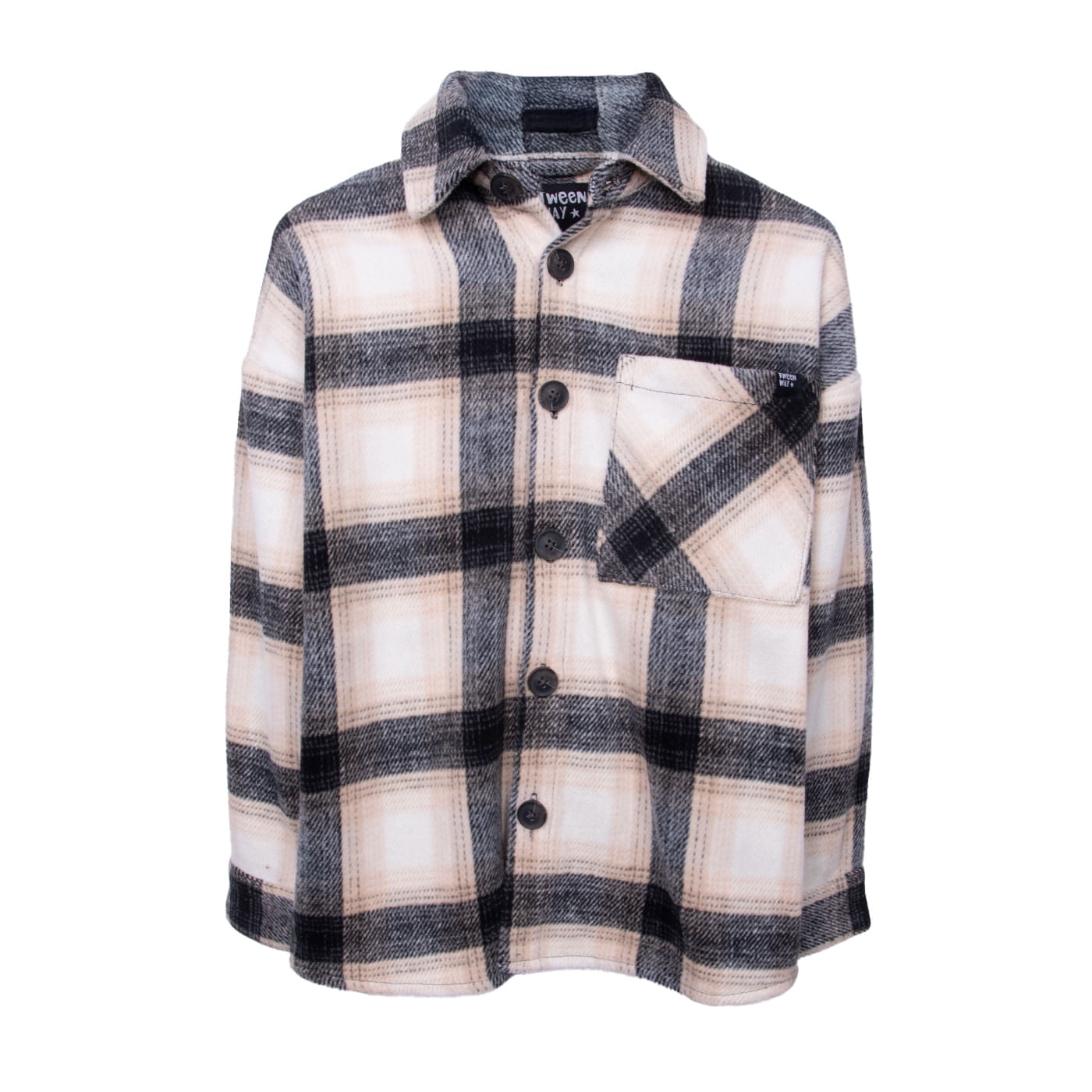 Pillin - Sobre Camisa Niño Cuadrille Negro