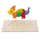 thumbnail image 1 of Rompecabezas De Madera Para Niños Rompecabezas De Dinosaurios De Madera Para Niños Pequeños Parasaurolophus Preescolar, 1 of 5