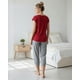 thumbnail image 4 of Pijama Mujer Algodón Estampado Snake rojo M, 4 of 7