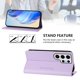 thumbnail image 3 of Funda Billetera con Soporte para Samsung Galaxy S24 Ultra Bloqueo RFID Plegable Morado claro, 3 of 6