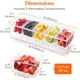 thumbnail image 3 of Organizador De Condimentos 5 Contenedores 600 Ml Bpa Free, 3 of 3