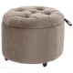 thumbnail image 1 of Pouf Baúl Zoe Cafe Felpa 60x60x50 cm, 1 of 3
