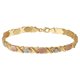 thumbnail image 2 of Pulsera Brilliance Fine Jewelry Hugs and Kisses con baño de oro, 2 of 3