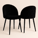 thumbnail image 2 of Pack de 2 Sillas Berna Velvet Base Negro, 2 of 2