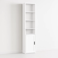 Klik Muebles - Librero Multistore Con Puerta - Blanco