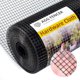 thumbnail image 1 of AggFencer Malla metálica negra de 40,6 cm x 3,05 m, calibre 19, recubrimiento de PVC, 1 of 3