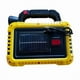 thumbnail image 4 of Linterna Recargable Con Panel Solar Portátil 50W Amarilla, 4 of 5