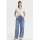 thumbnail image 4 of Jeans Mujer Wide Leg Chino Azul, 4 of 4