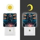 thumbnail image 3 of Cyborg / Cíborg Luz nocturna LED con sensor de anochecer a amanecer para dormitorio, baño, pasillo, escaleras - Lámpara LED nocturna de enchufe, 0.5W - 1 pieza, 3 of 6