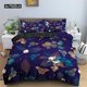 thumbnail image 1 of x1048 Bed SheetsButterfly Bedding Set Full Size Hippie Boho Moth Duvet Cover Microfiber Animal Botanical Psychedelic Starry Sky Quilt Cover 3-Piece Bedding Set (1 Duvet Cover + 2 Pillow Shams) nj1048, 1 of 5