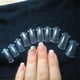thumbnail image 5 of 100 moldes para uñas de gel con 10 clips para puntas de uñas acrílicas, 1 pincel de gel de extensión de polietileno de doble punta, juego de moldes para uñas, kit de construcción rápida para extension, 5 of 7