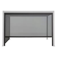 Cortina Manual Zipscreen Vincenzi 3,64 Mts Para Pérgola Bioclimática