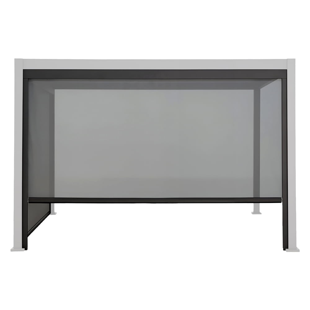 Cortina Manual Zipscreen Vincenzi 3,64 Mts Para Pérgola Bioclimática