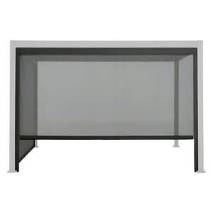 Cortina Manual Zipscreen Vincenzi 3,64 Mts Para Pérgola Bioclimática