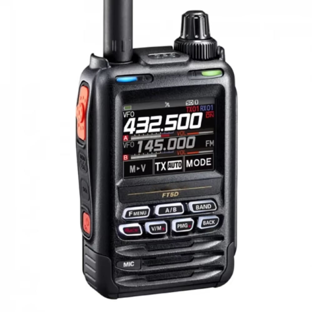 Yaesu Ft-5dr Transceptor Digital Banda Dupla C4fm/fm 144/430mhz 5w Com Tela Touch