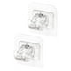 thumbnail image 4 of 2 Piezas De Soporte De Barra De Cortina Autoadhesivo De Plástico Para Pared, Cocina, Hogar, Transparente, 4 of 5