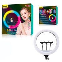 Aventura Store - Aro Luz De Relleno Rgb Led Profesional 22 Pulgadas My-7352