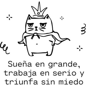 Rienda Libre Graphics - Frase Deco Sueña En Grande Trabaja En Serio Fr-11139